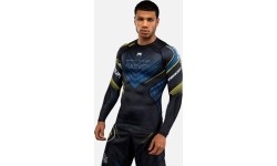 Rashguard z długim rękawem Venum x TEKKEN 8 King czarno-żółty