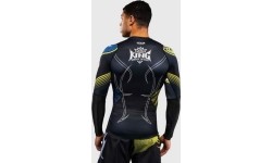 Rashguard z długim rękawem Venum x TEKKEN 8 King czarno-żółty