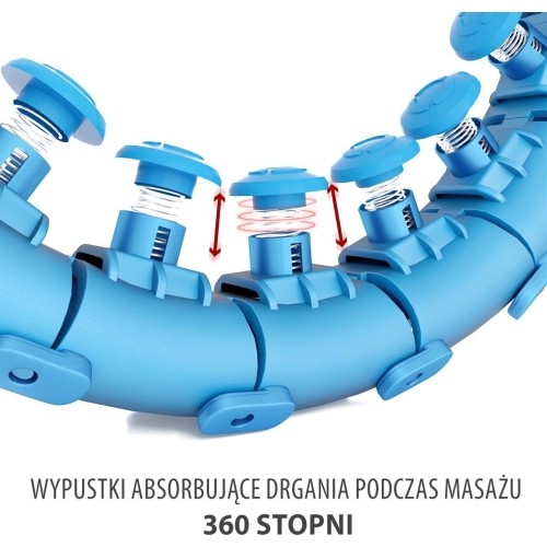 Koło hula hoop z obciążeniem HMS HHW01, niebieskie