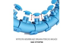 Koło hula hoop z obciążeniem HMS HHW01, niebieskie