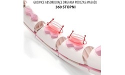 Hula hop z obciążeniem i licznikiem HMS HHW06, różowy