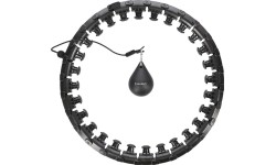 Obręcz do ćwiczeń z obciążeniem HMS HHW12 Plus Size, czarna