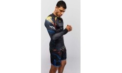 Koszulka rashguard z długim rękawem Venum x TEKKEN 8 Yoshimitsu, czarno-pomarańczowa