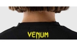 Damska koszulka Venum Lazer Dry Tech, czarno-żółta