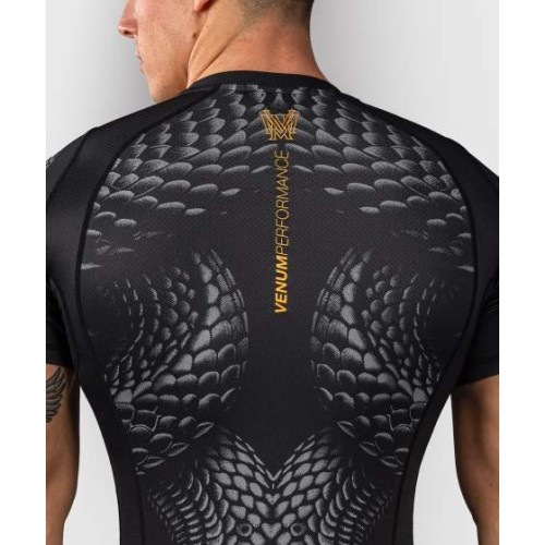 Venum Matupa rashguard z krótkim rękawem – Black/Grey/Gold