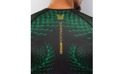 Rashguard kompresyjny Venum Matupa z długim rękawem – czarny/zielony/złoty