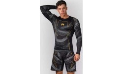 Rashguard z długim rękawem Venum Matupa, czarny/szary/złoty