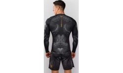 Rashguard z długim rękawem Venum Matupa, czarny/szary/złoty