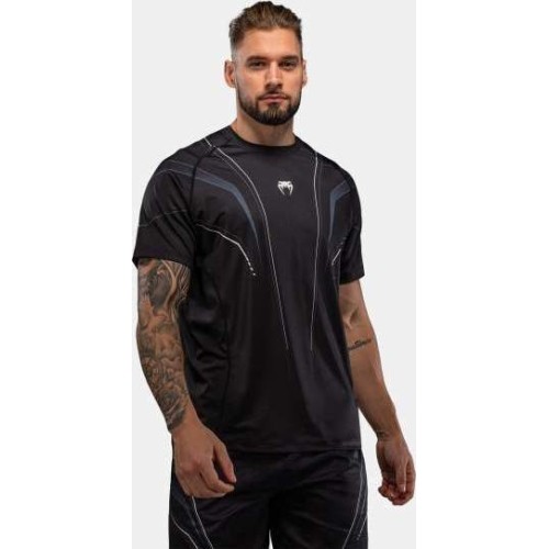 Koszulka Venum Streamline Dry-Tech, czarno-biała