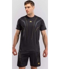 Koszulka Venum Streamline Dry-Tech, czarno-złota