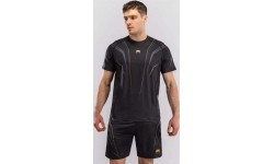 Koszulka Venum Streamline Dry-Tech, czarno-złota