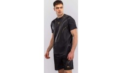 Koszulka Venum Streamline Dry-Tech, czarno-złota