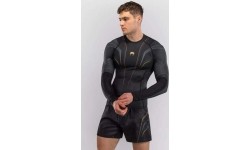 Koszulka do pływania z długim rękawem Venum Streamline, czarno-złota