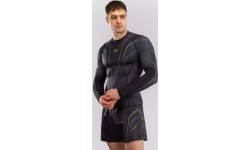 Koszulka do pływania z długim rękawem Venum Streamline, czarno-złota