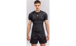 Rashguard z krótkim rękawem Venum Streamline – czarny/złoty