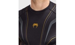 Rashguard z krótkim rękawem Venum Streamline – czarny/złoty