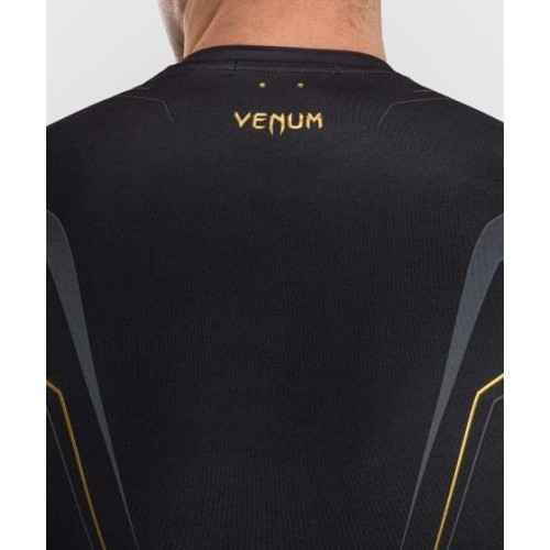 Rashguard z krótkim rękawem Venum Streamline – czarny/złoty