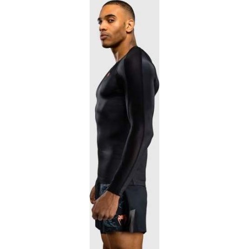 Rashguard z długim rękawem Venum Thunder Dragon - Black/Grey/Copper