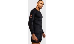 Rashguard z długim rękawem Venum Thunder Dragon - Black/Grey/Copper