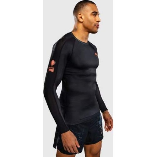Rashguard z długim rękawem Venum Thunder Dragon - Black/Grey/Copper