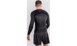 Rashguard Venum Stealth z długim rękawem, czarno-biały