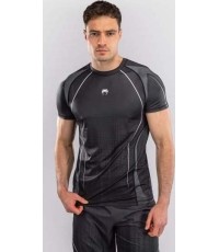 Koszulka Venum Stealth Dry-Tech, czarno-biała