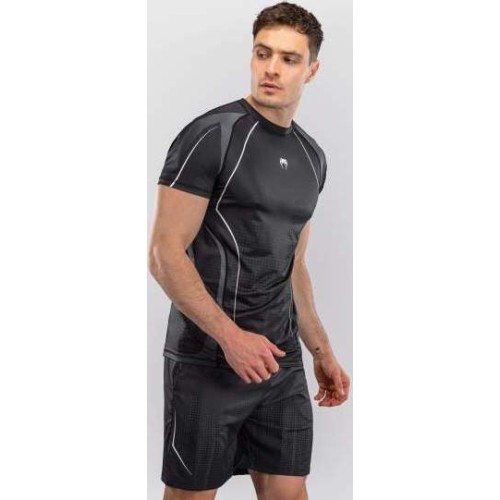 Koszulka Venum Stealth Dry-Tech, czarno-biała