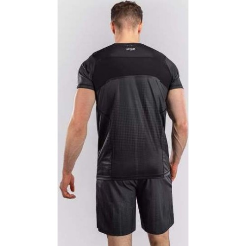 Koszulka Venum Stealth Dry-Tech, czarno-biała