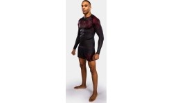 Rashguard Venum Spectre z długim rękawem – czarno-czerwony