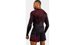 Rashguard Venum Spectre z długim rękawem – czarno-czerwony