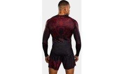 Rashguard Venum Spectre z długim rękawem – czarno-czerwony