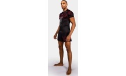 Venum Spectre koszulka z krótkim rękawem (rashguard) - czarno-czerwona
