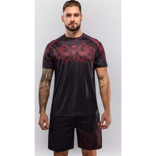 Koszulka Venum Spectre Dry-Tech – czarno-czerwona