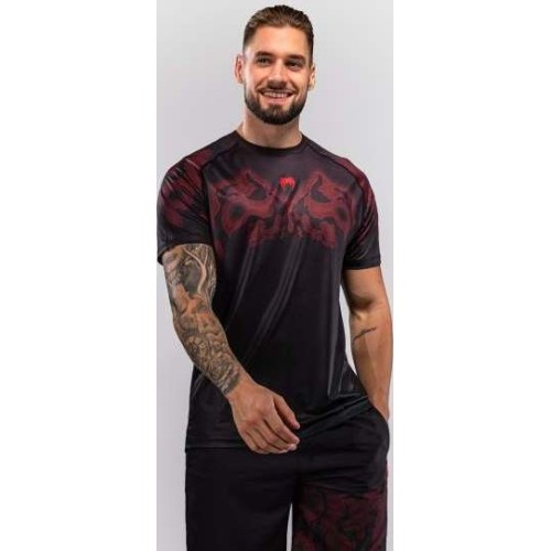 Koszulka Venum Spectre Dry-Tech – czarno-czerwona