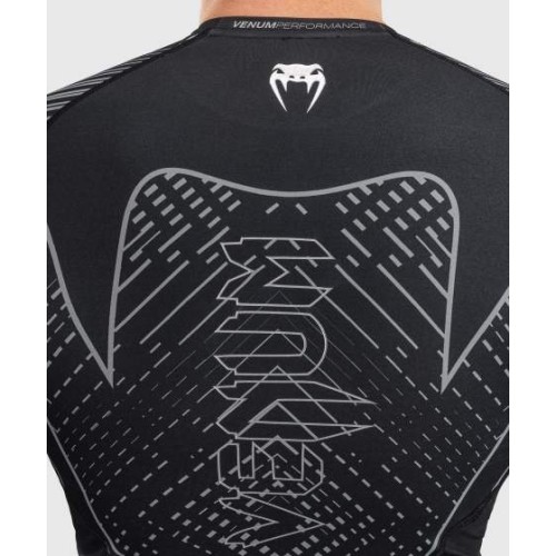 Rashguard z długim rękawem Venum Midnight Fury – czarny/szary/srebrny
