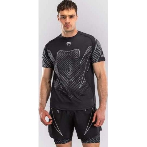 Koszulka Venum Midnight Fury Dry-Tech - czarny/szary/srebrny