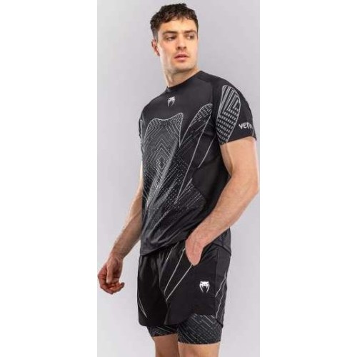 Koszulka Venum Midnight Fury Dry-Tech - czarny/szary/srebrny