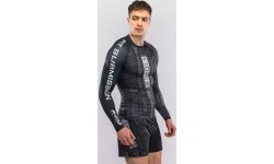 Rashguard z długim rękawem Karate Combat by Venum – czarno-szary
