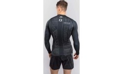 Rashguard z długim rękawem Karate Combat by Venum – czarno-szary