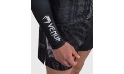 Rashguard z długim rękawem Karate Combat by Venum – czarno-szary