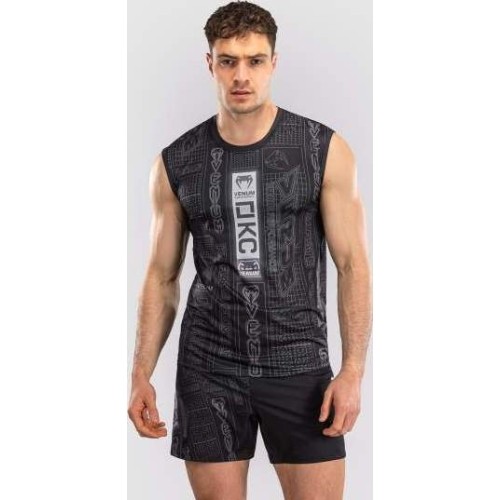 Koszulka bez rękawów Karate Combat by Venum Dry-Tech – czarno-szara