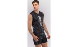 Koszulka bez rękawów Karate Combat by Venum Dry-Tech – czarno-szara