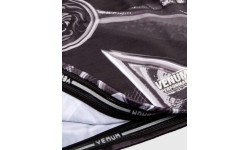 Rashguard Venum Gladiator 3.0 z długim rękawem, czarno-biały