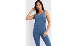 Damska koszulka bez rękawów Venum Essential, Storm Blue