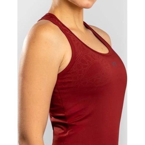 Damski top Venum Serpenti – bordowy/kość słoniowa