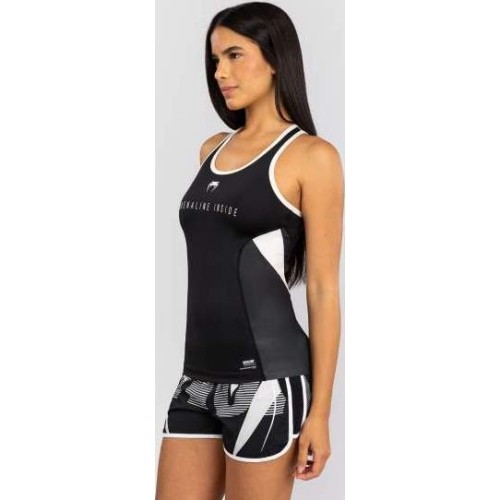 Koszulka damska Venum Adrenaline Dry Tech, czarny/kość słoniowa