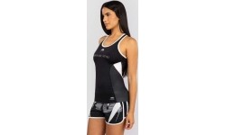 Koszulka damska Venum Adrenaline Dry Tech, czarny/kość słoniowa