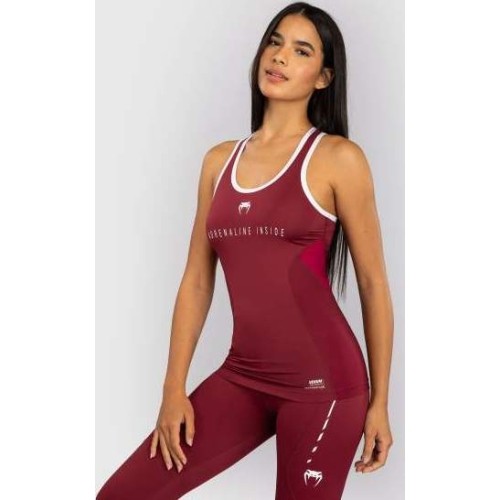 Damska koszulka Venum Adrenaline Dry Tech Tank Top, bordowo-różowa