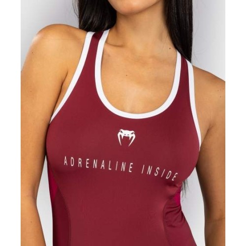 Damska koszulka Venum Adrenaline Dry Tech Tank Top, bordowo-różowa