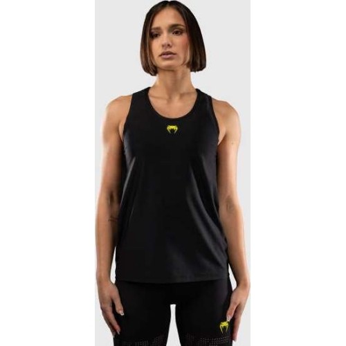 Damski top na ramiączkach Venum Lazer Dry Tech – czarny/żółty